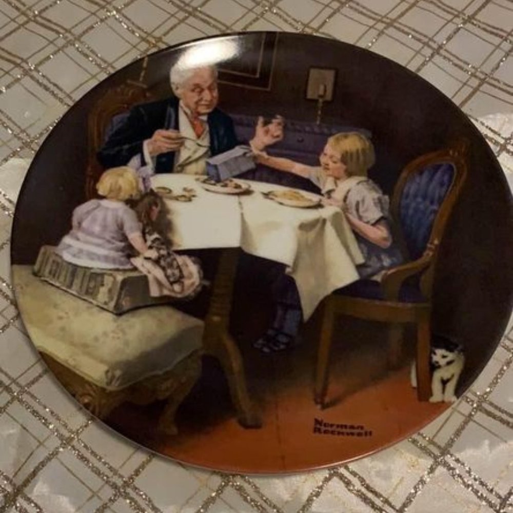 "The Gourmet," by Norman Rockwell